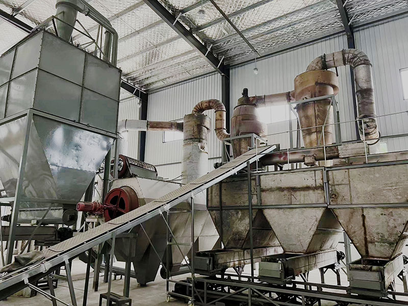 Activated Carbon Rotary Drum Drying, Two-stage Dust Recovery, and Graded Collection Complete Production Line